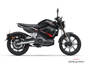 Super Soco TC MAX Rafmótorhjól Black Teinafelgur